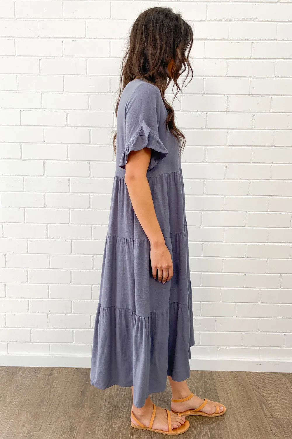 Robe Michelle Midi - Couleurs Vives d'Été