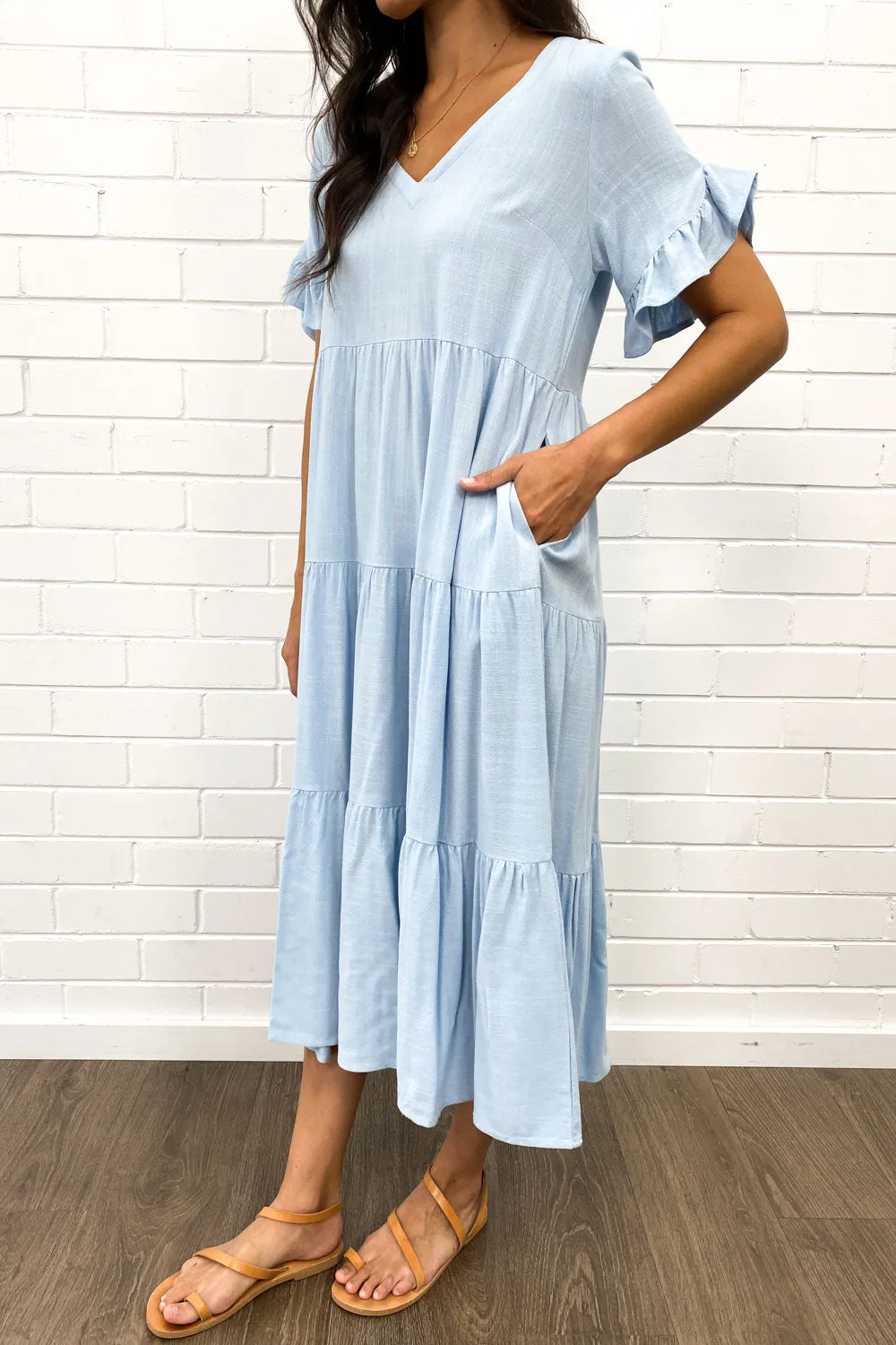 Robe Michelle Midi - Couleurs Vives d'Été