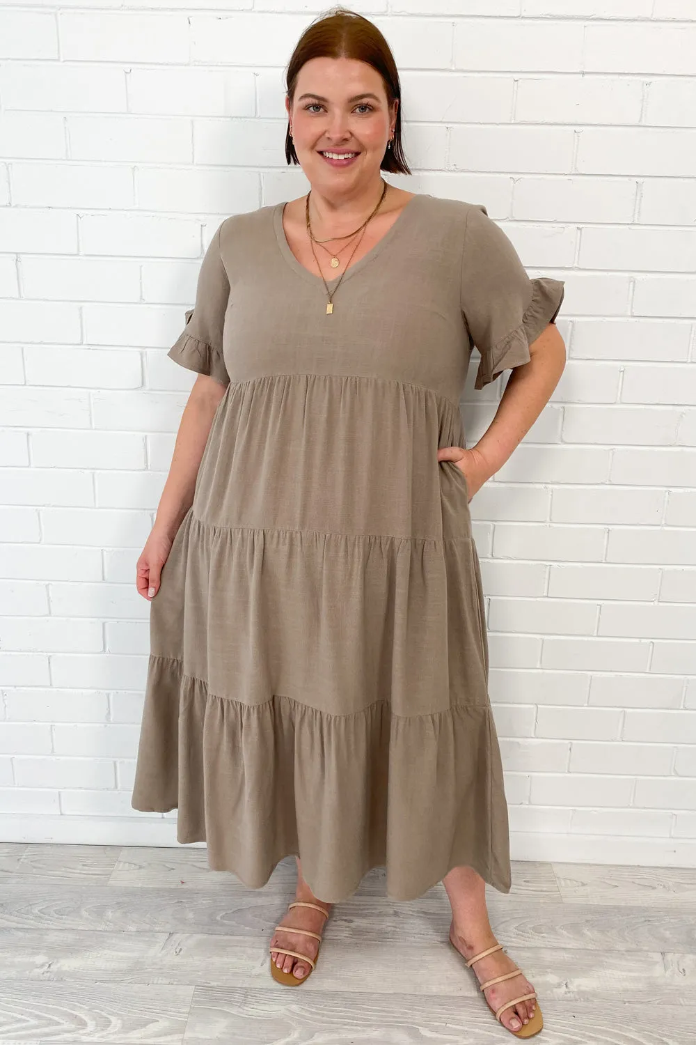 Robe Michelle Midi - Couleurs Vives d'Été