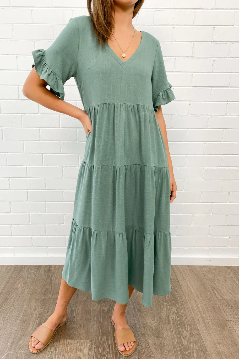 Robe Michelle Midi - Couleurs Vives d'Été