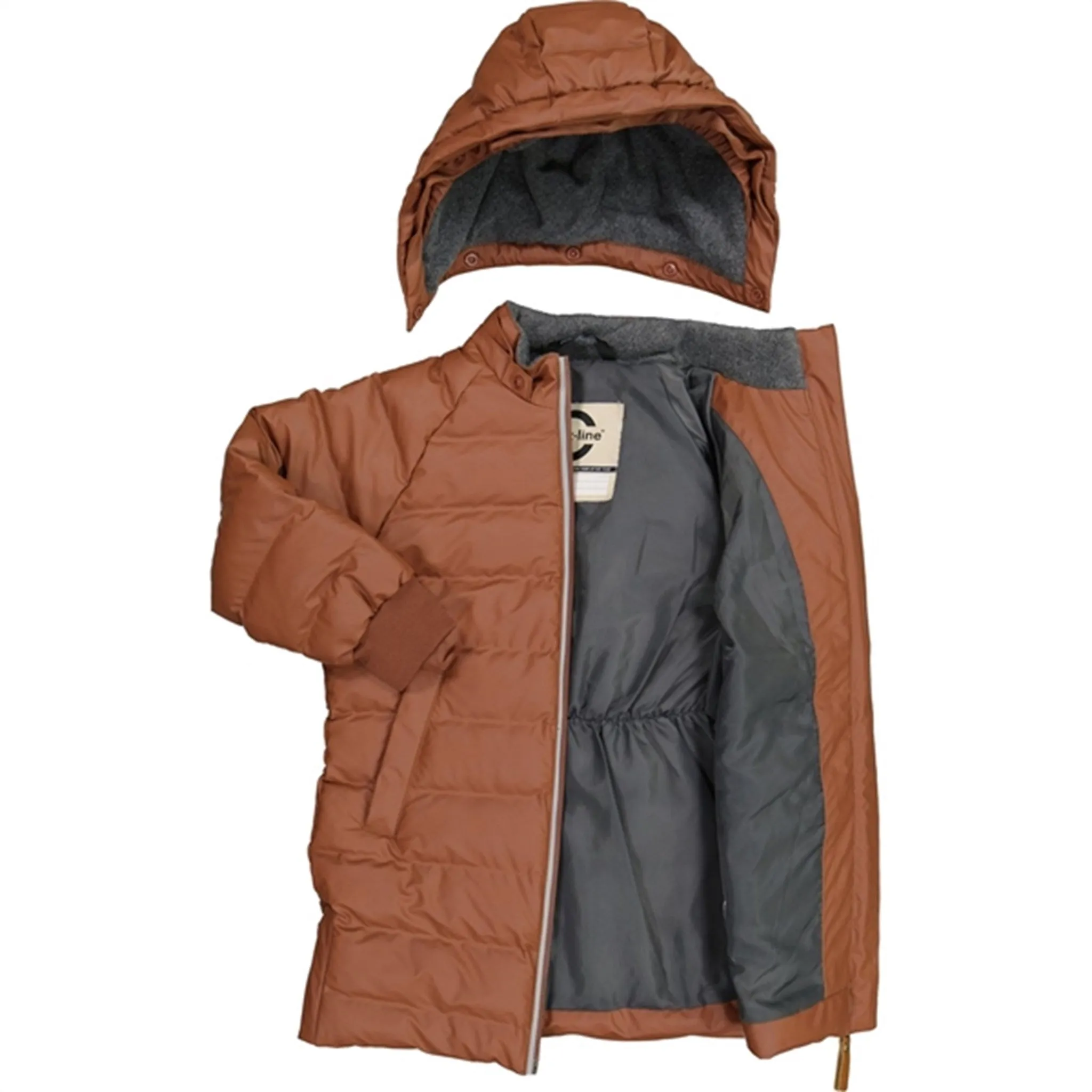 Mikk-Line Veste Longue Doudoune en Fausse Fourrure pour Bébé et Enfant