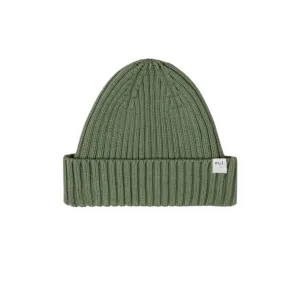 Bonnet bébé côtelé MILES THE LABEL 3-9m - Vert lichen