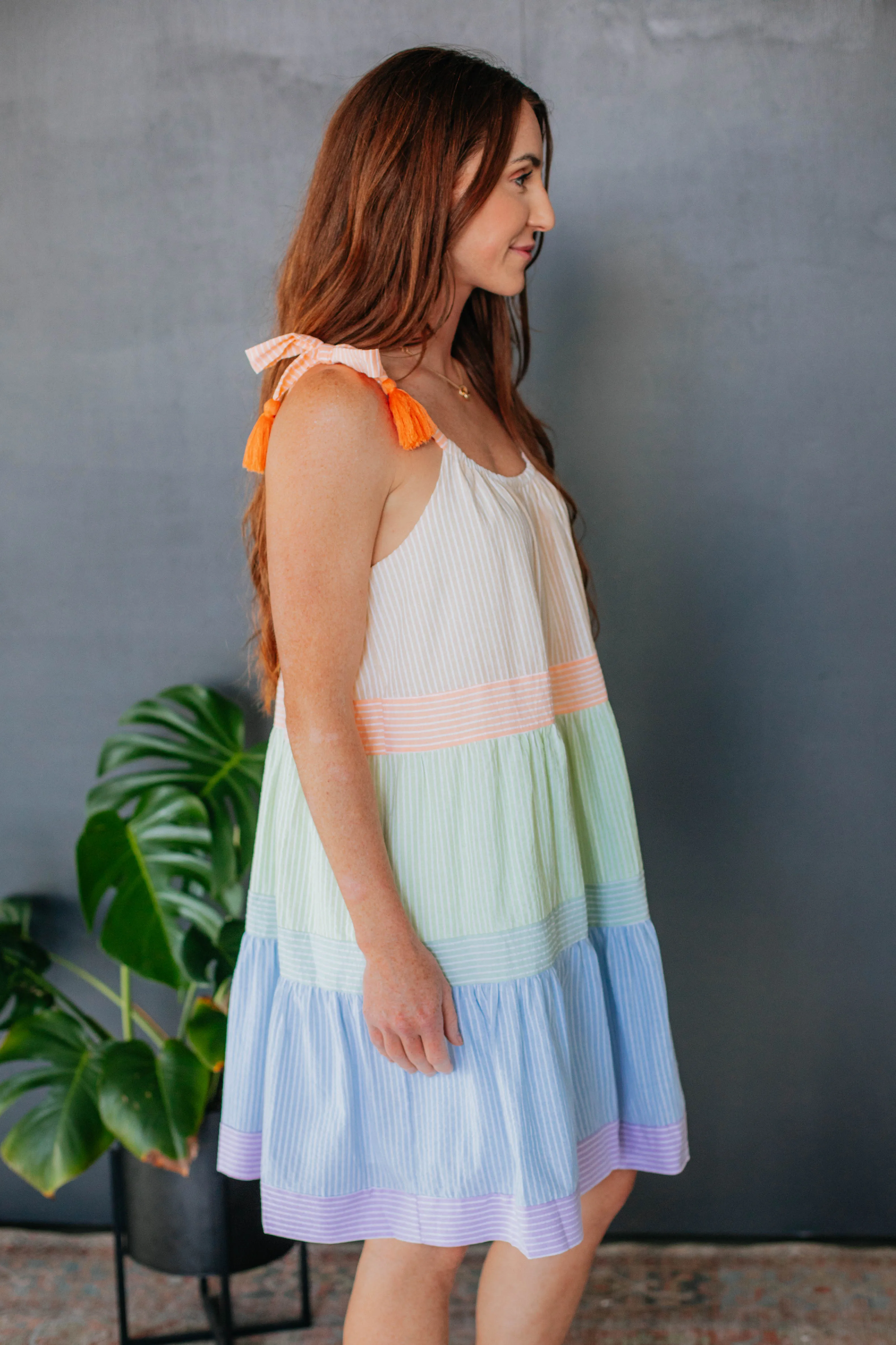 Robe à rayons Ambivalence