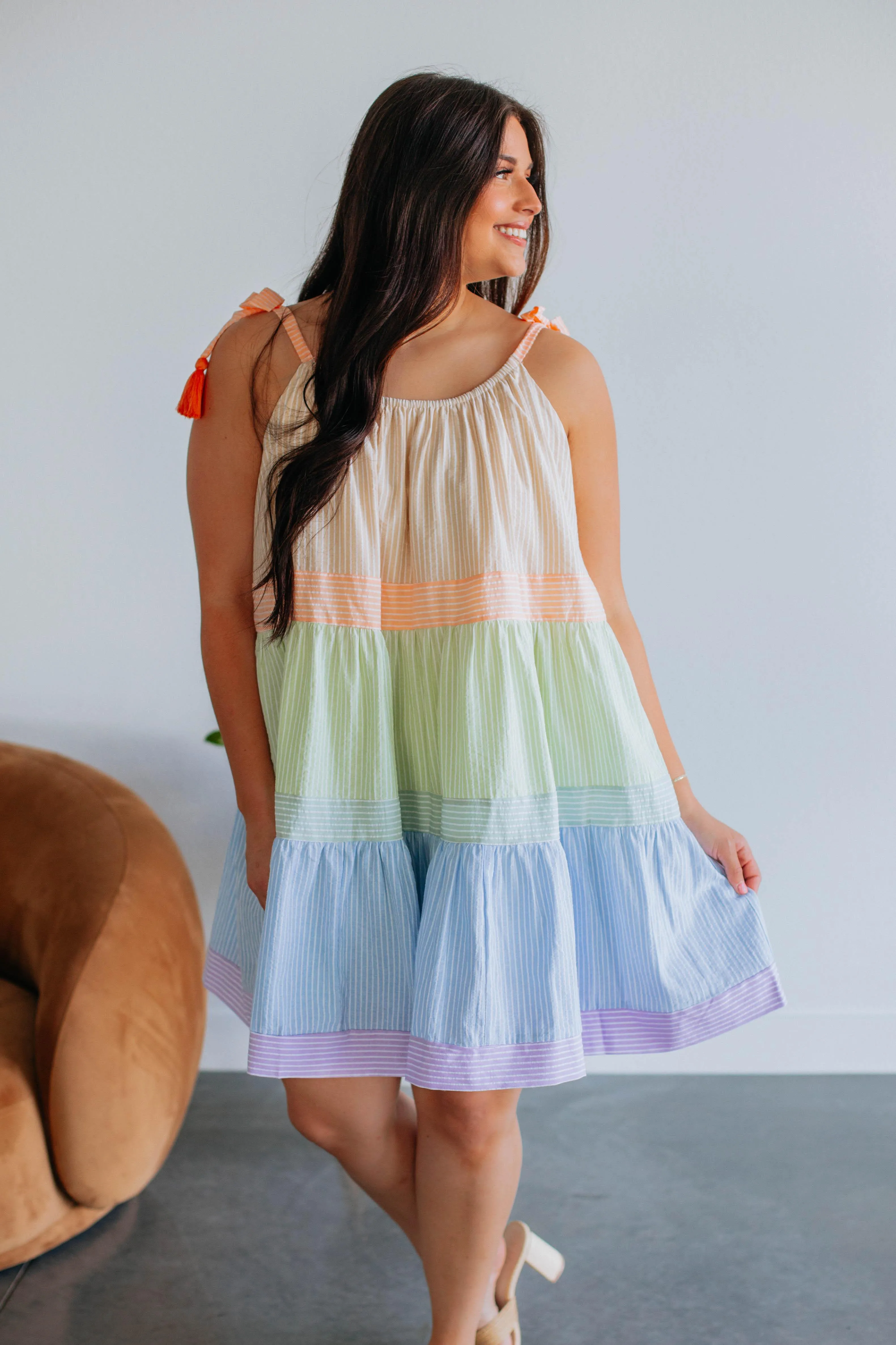 Robe à rayons Ambivalence