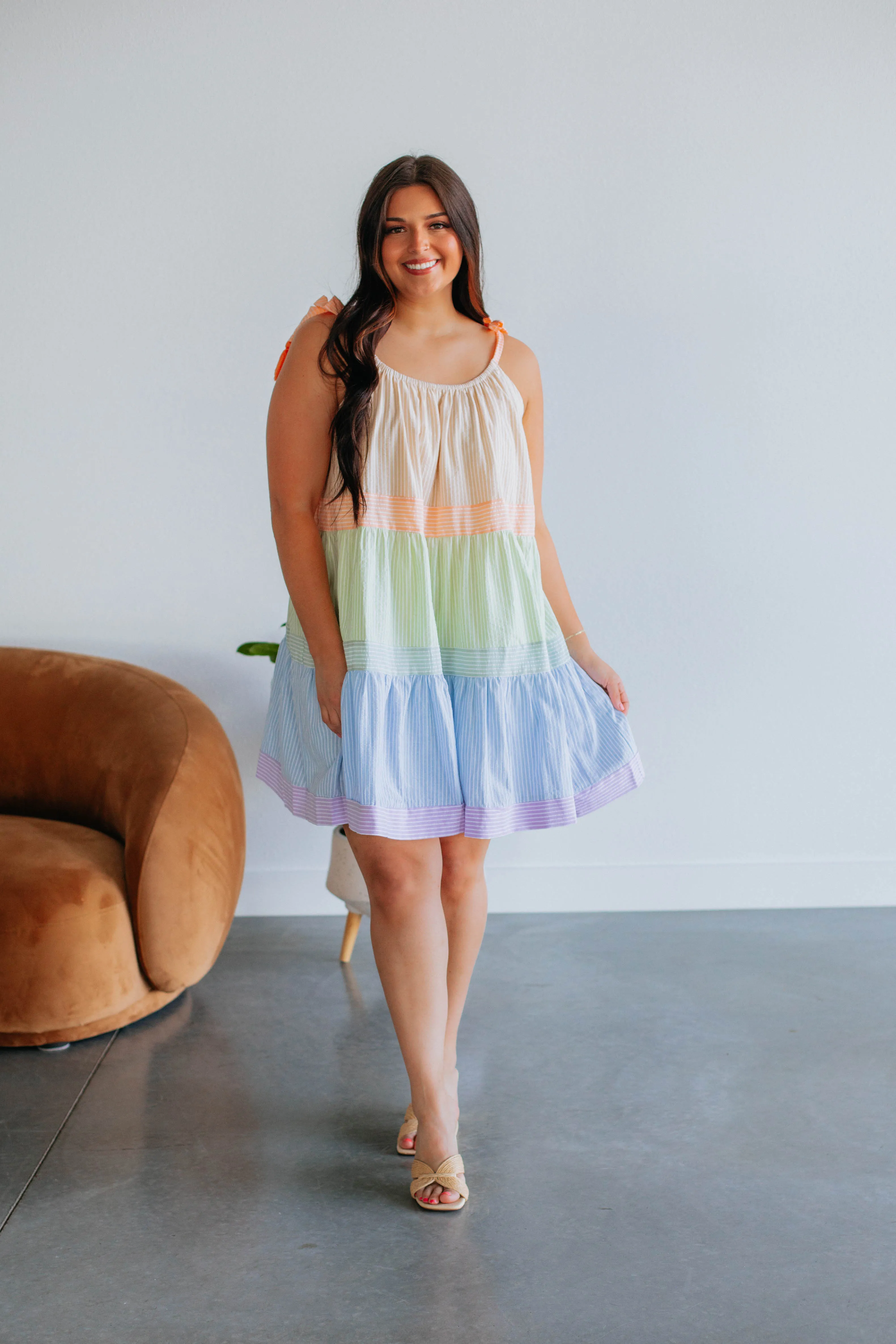 Robe à rayons Ambivalence
