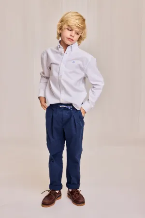 moreni pantalon chino 000760 - indigo Ao76 Vêtements Garçons Filles