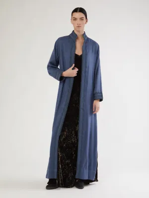 Robe longue marocaine en cachemire