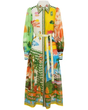 Robe chemisier Paradiso multicolore