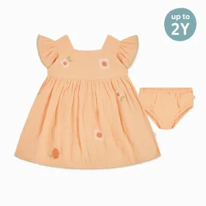 Ensemble Robe à Volants en Mousseline et Culotte