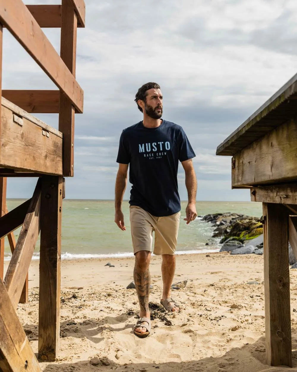 Musto Shorts Homme à Séchage Rapide en Côtes Musto Vêtements