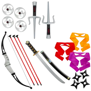 Ensemble d'Accessoires pour Jeu de Rôle Ninja Babykids_Dress-Up-America