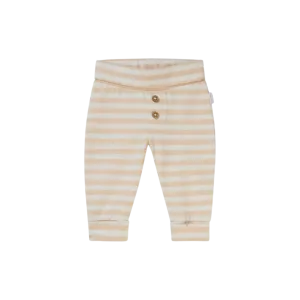 NOPPIES Pantalon Baxley Coupe Slim Rayé - Beige