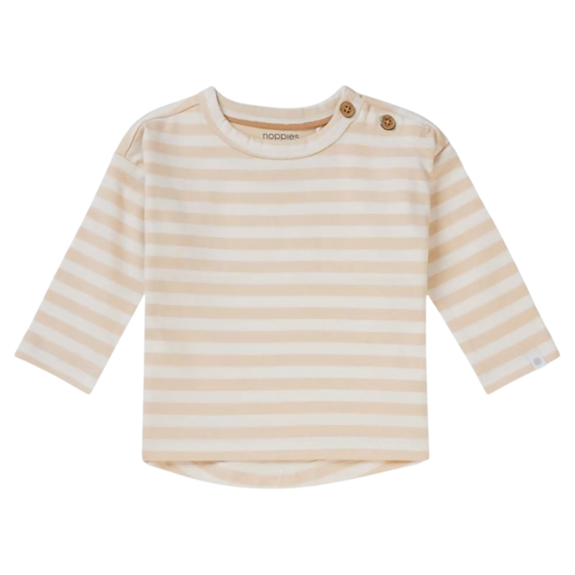NOPPIES Tee Bhisho à manches longues rayé - Beige