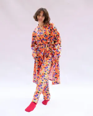 Robe Floppy Orange Pixels