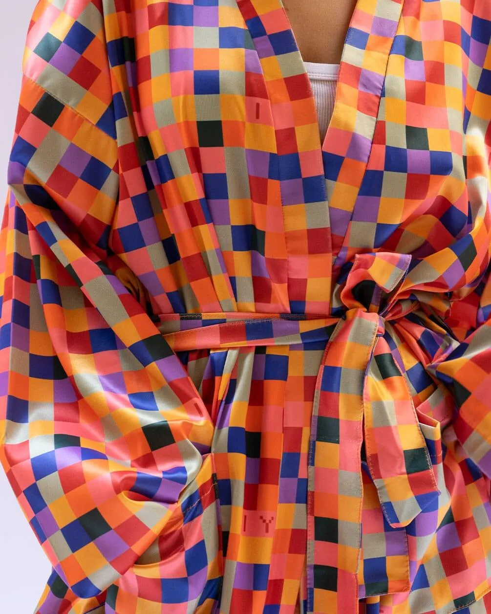 Robe Floppy Orange Pixels
