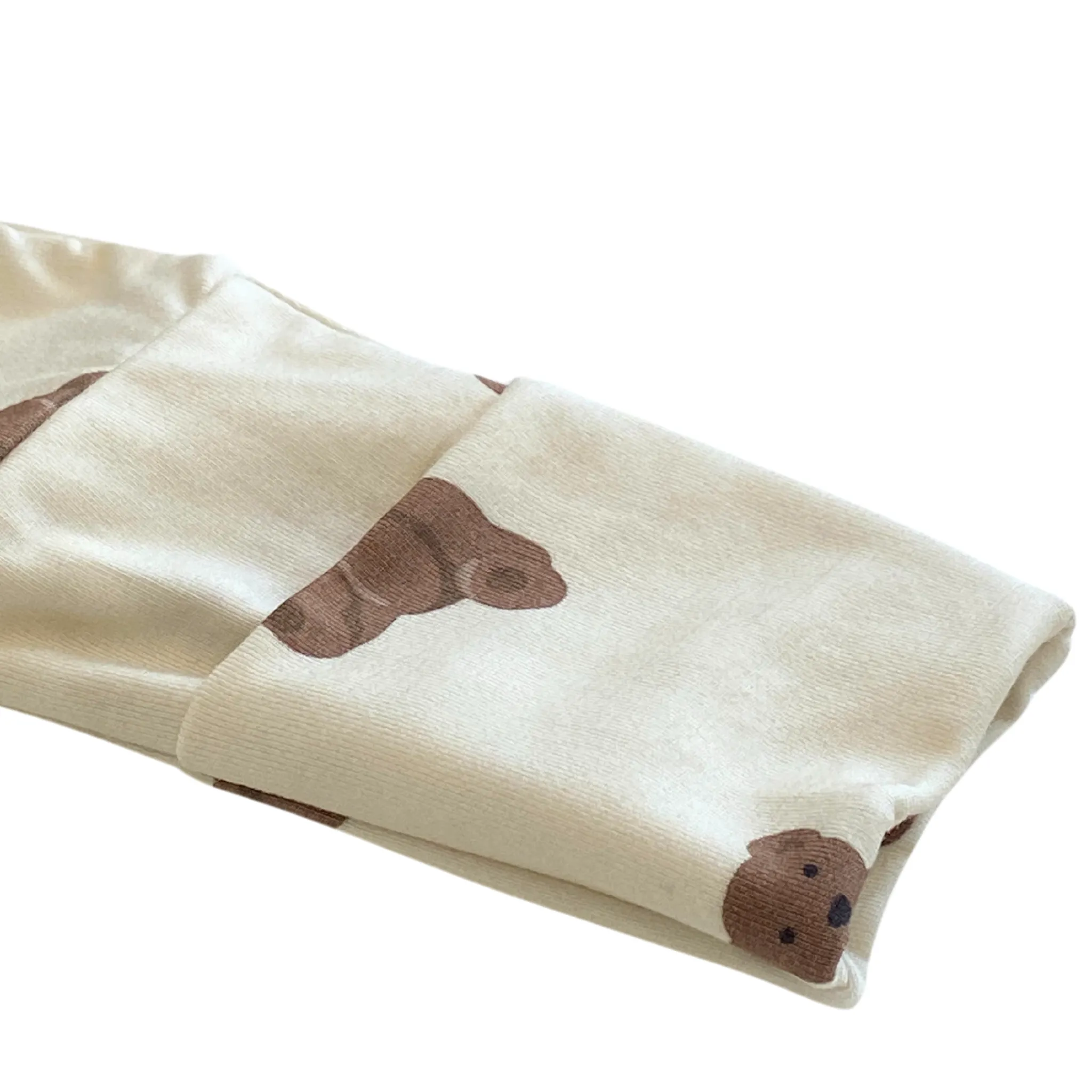 Pyjama convertible en viscose de bambou bio avec ours en peluche