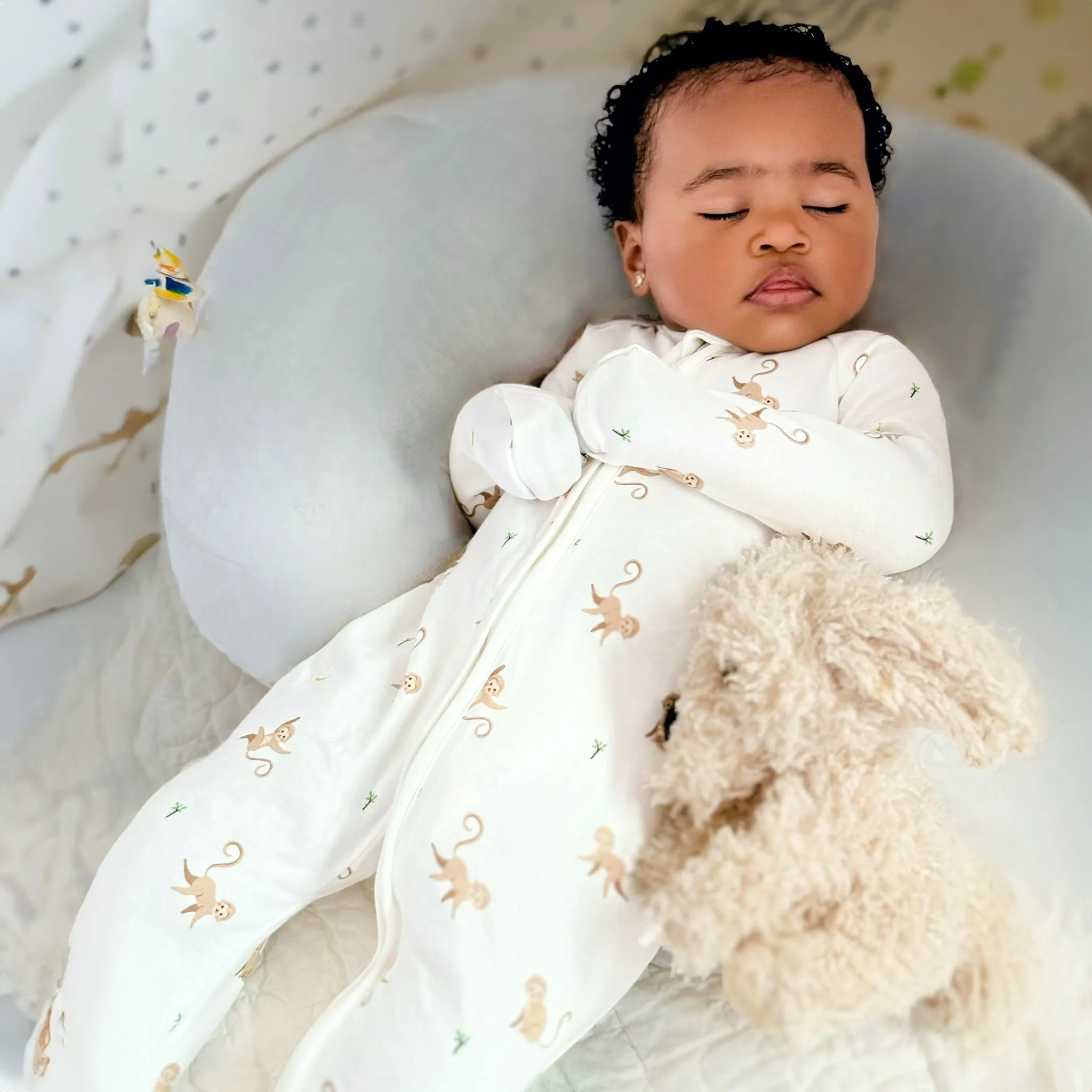 Pyjama Singe Convertible en Coton Bio