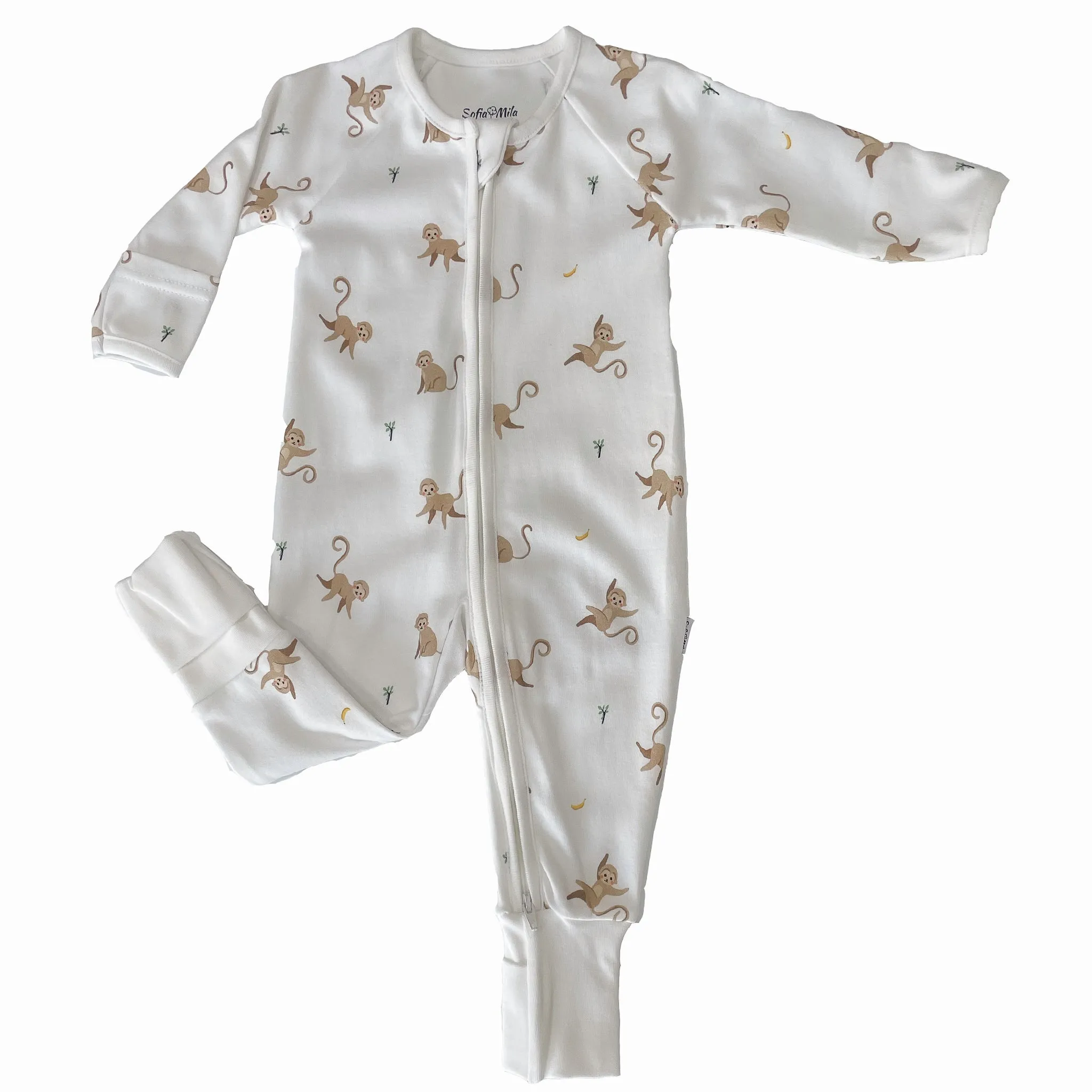Pyjama Singe Convertible en Coton Bio