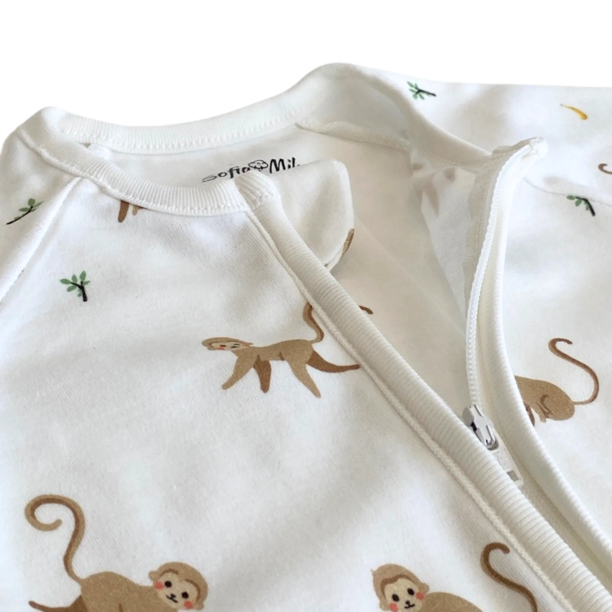 Pyjama Singe Convertible en Coton Bio