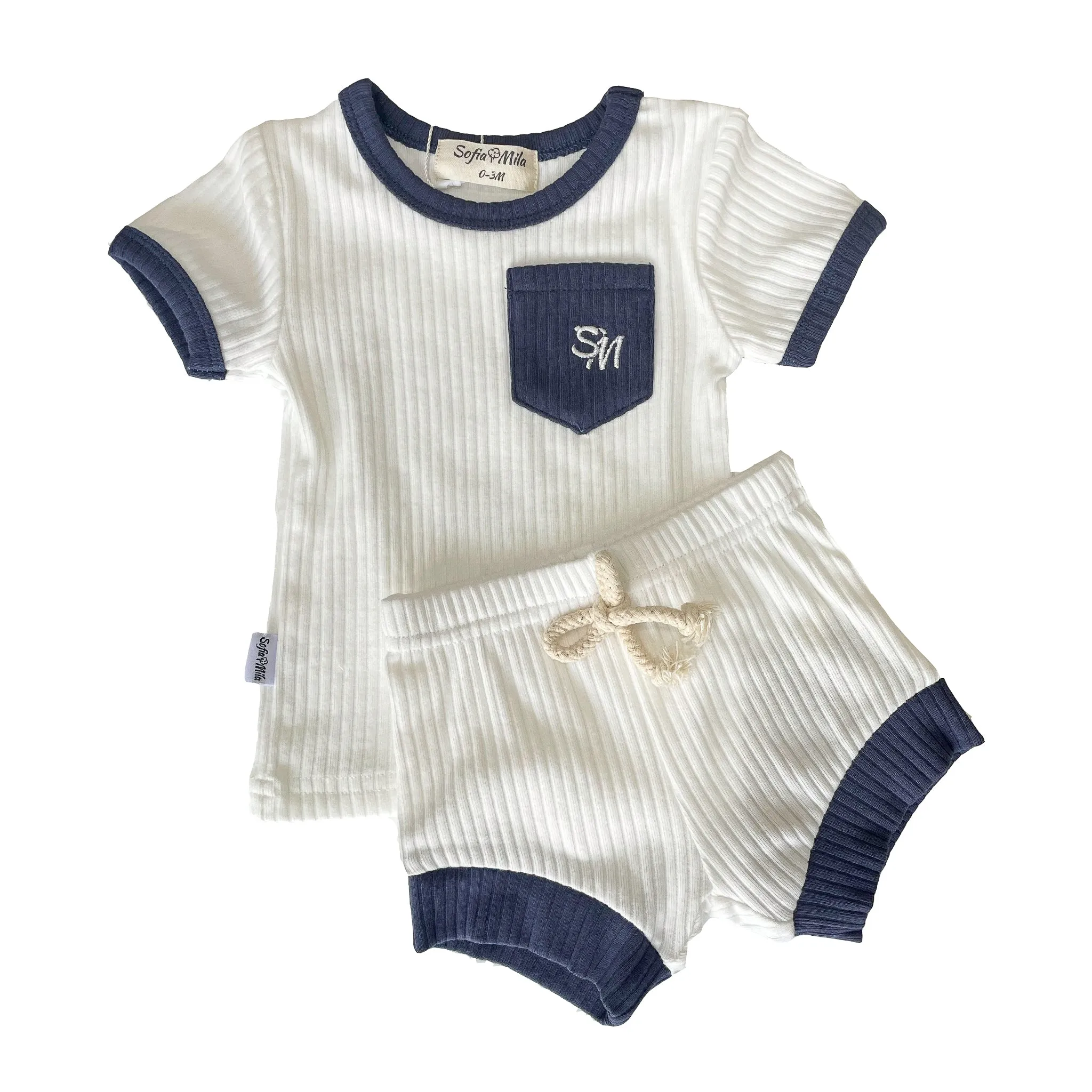 Ensemble Short et T-Shirt en Coton Bio