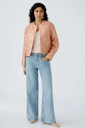 Veste Brocart Oui Rose Cooper en Rose