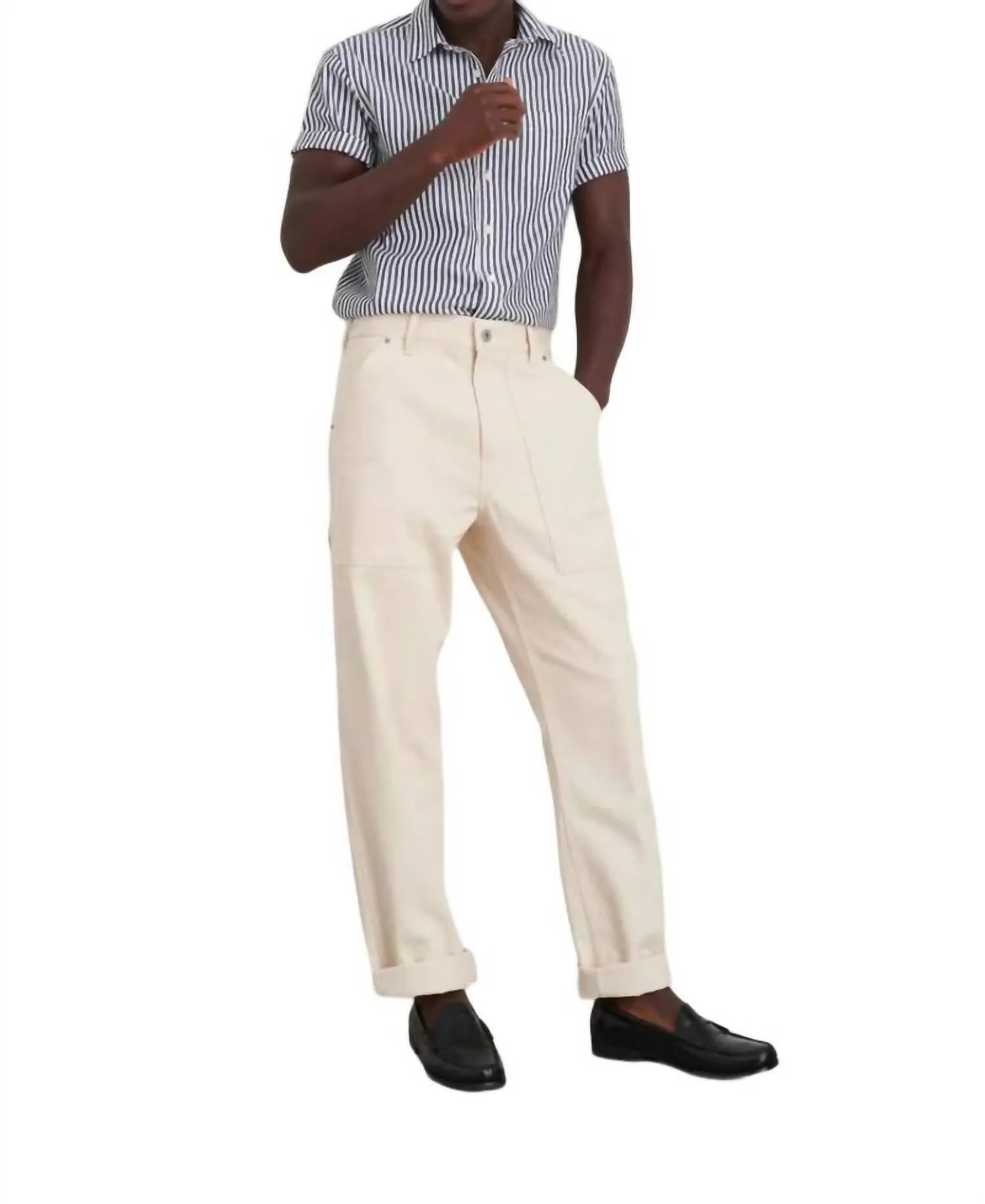 Pantalon de Peintre en Naturel