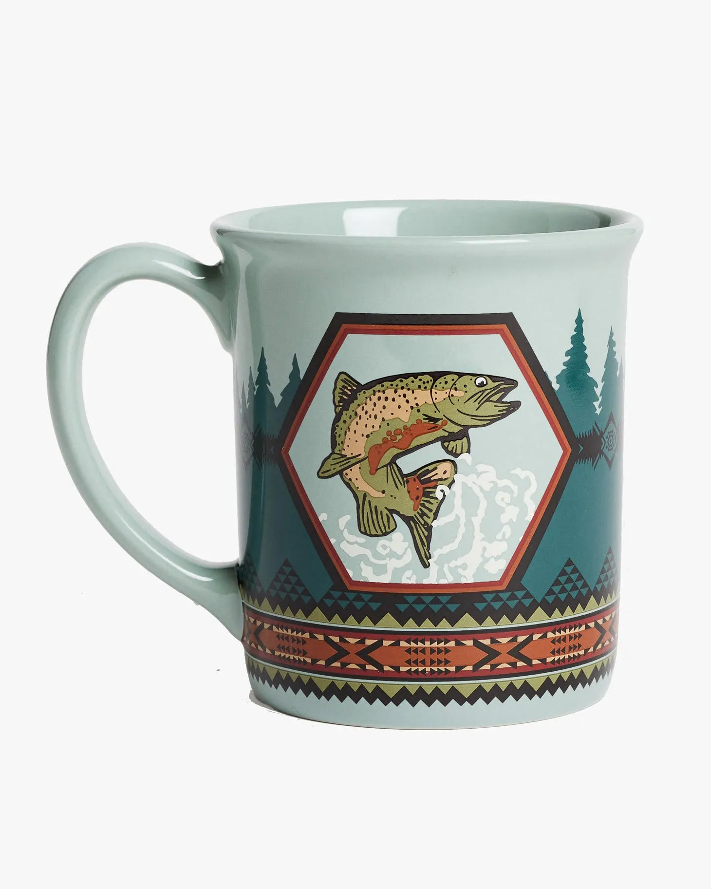 Tasse en céramique Pendleton 18oz - Chutes de saumon