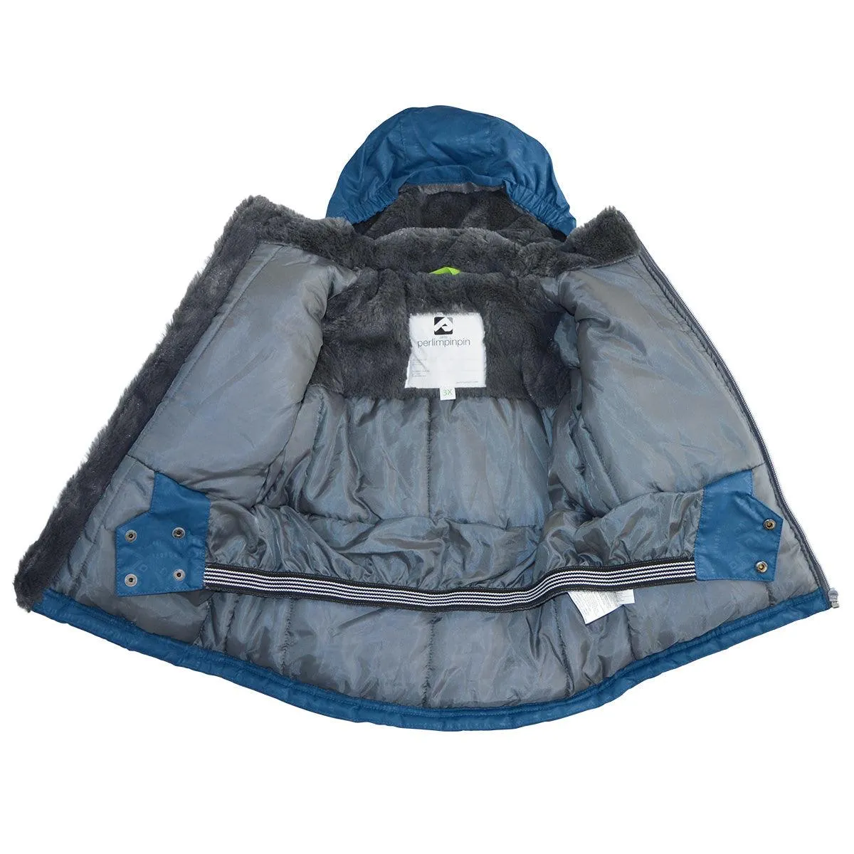 Combinaison neige Perlimpinpin pour tout-petits et garçons - Denim Aztec (Tailles 2, 3x et 6x) Babykids Perlimpinpin