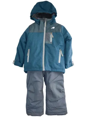 Combinaison neige Perlimpinpin pour tout-petits et garçons - Texturé Orage (Tailles 2, 3, 4 & 12) Babykids Perlimpinpin