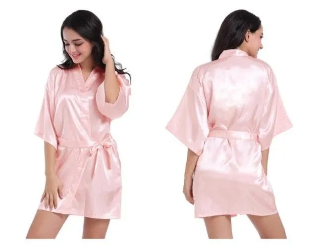 Robe de mariée personnalisée en soie satinée - Robes de mariée sur mesure
