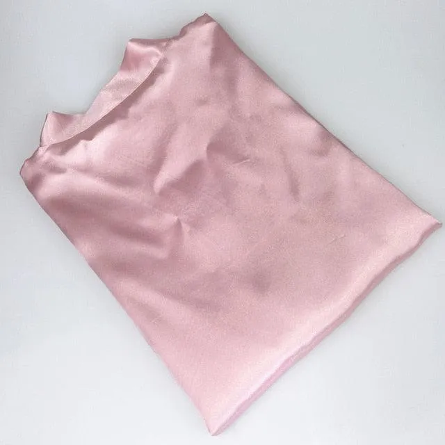 Robe de mariée personnalisée en soie satinée - Robes de mariée sur mesure