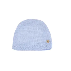 Petit Sweeny | Bonnet en maille biologique bleu pour garçons Bébé/Enfant_Bebe-Sweeny