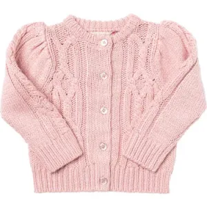 Pull Constance Pink Chicken Cable - Rose Poussiéreux