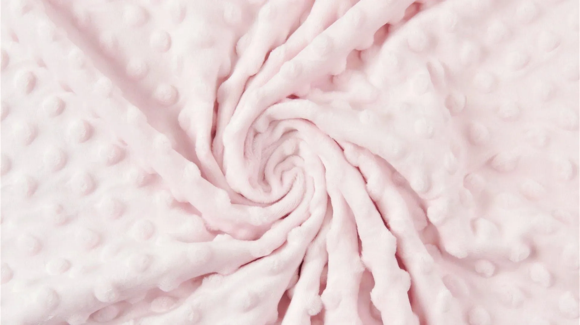 Tissu en polaire pelucheux à fossettes