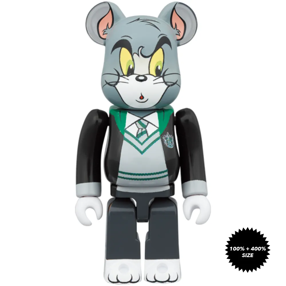 *Précommande* Tom & Jerry en Robes des Maisons de Poudlard 100%   400% Coffret 2-Pièces Bearbrick par Medicom Toy