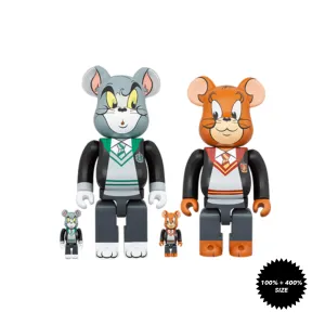 *Précommande* Tom & Jerry en Robes des Maisons de Poudlard 100%   400% Coffret 2-Pièces Bearbrick par Medicom Toy