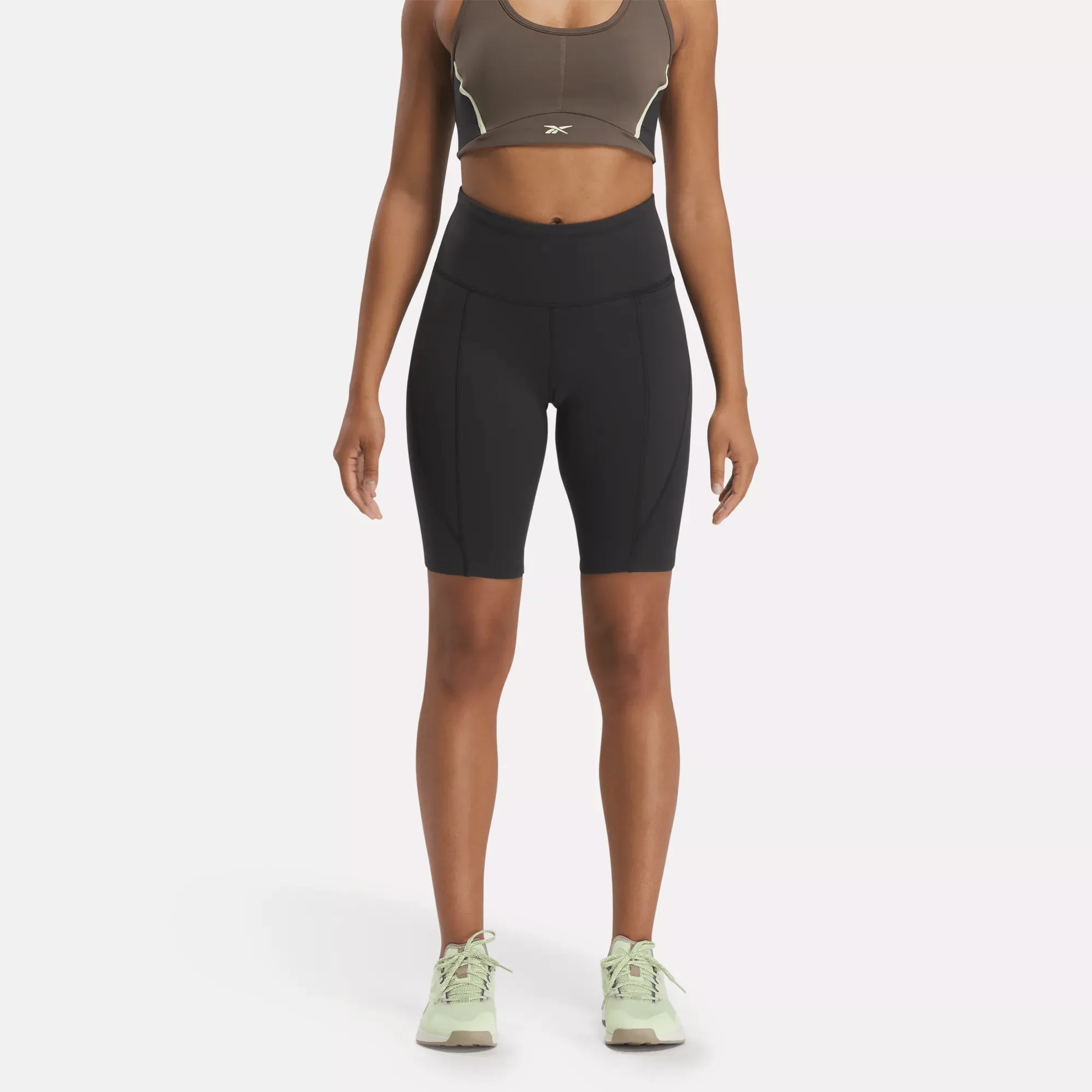 Vêtements Reebok pour Femmes - Shorts de Vélo Lux Haute Taille 9