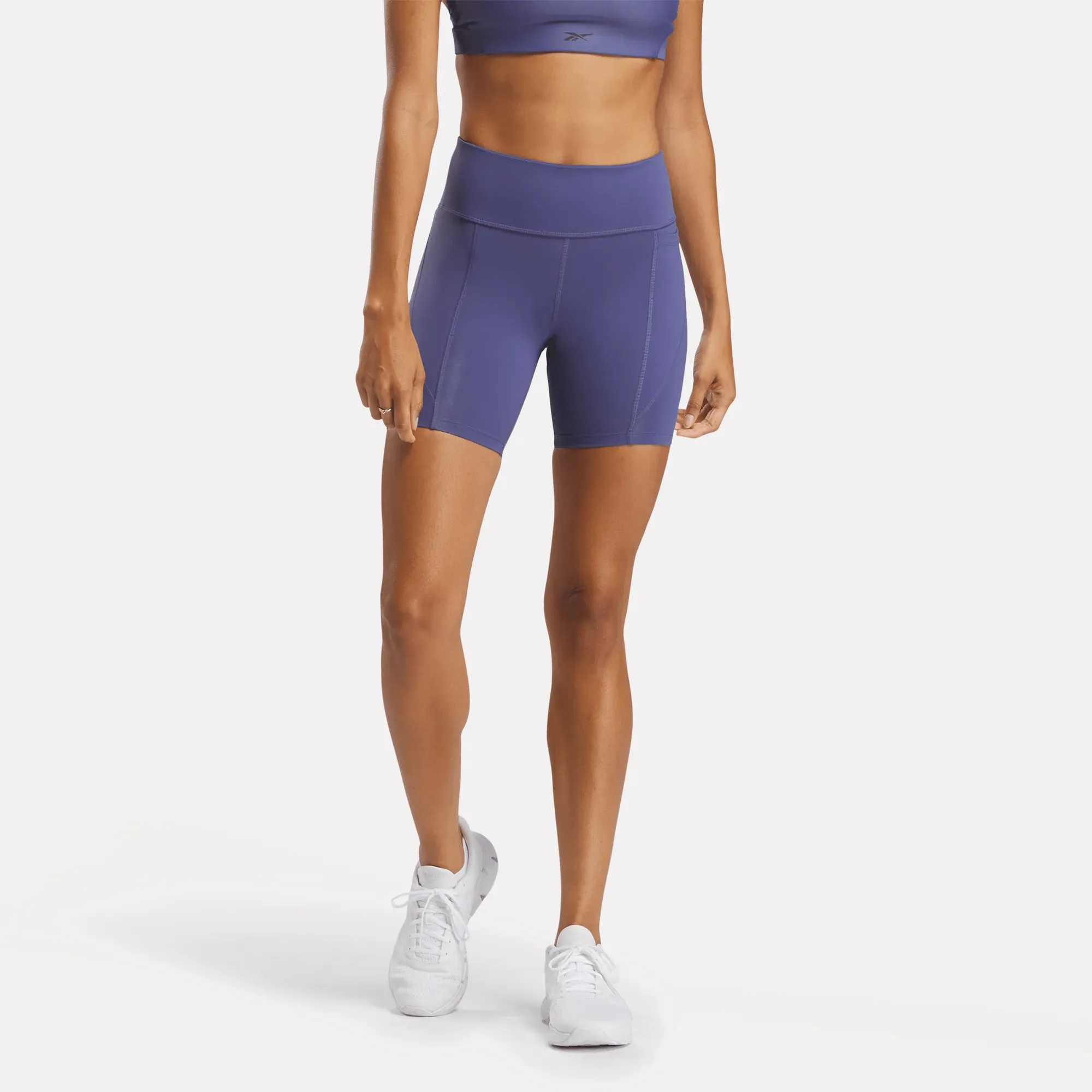 Reebok Vêtements Femme Short de Motard Luxe à Haute Taille 6