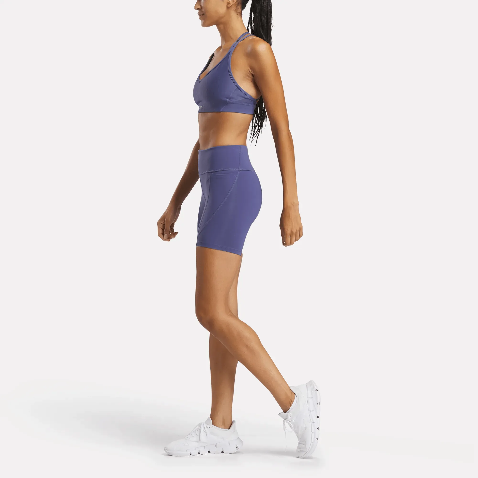 Reebok Vêtements Femme Short de Motard Luxe à Haute Taille 6