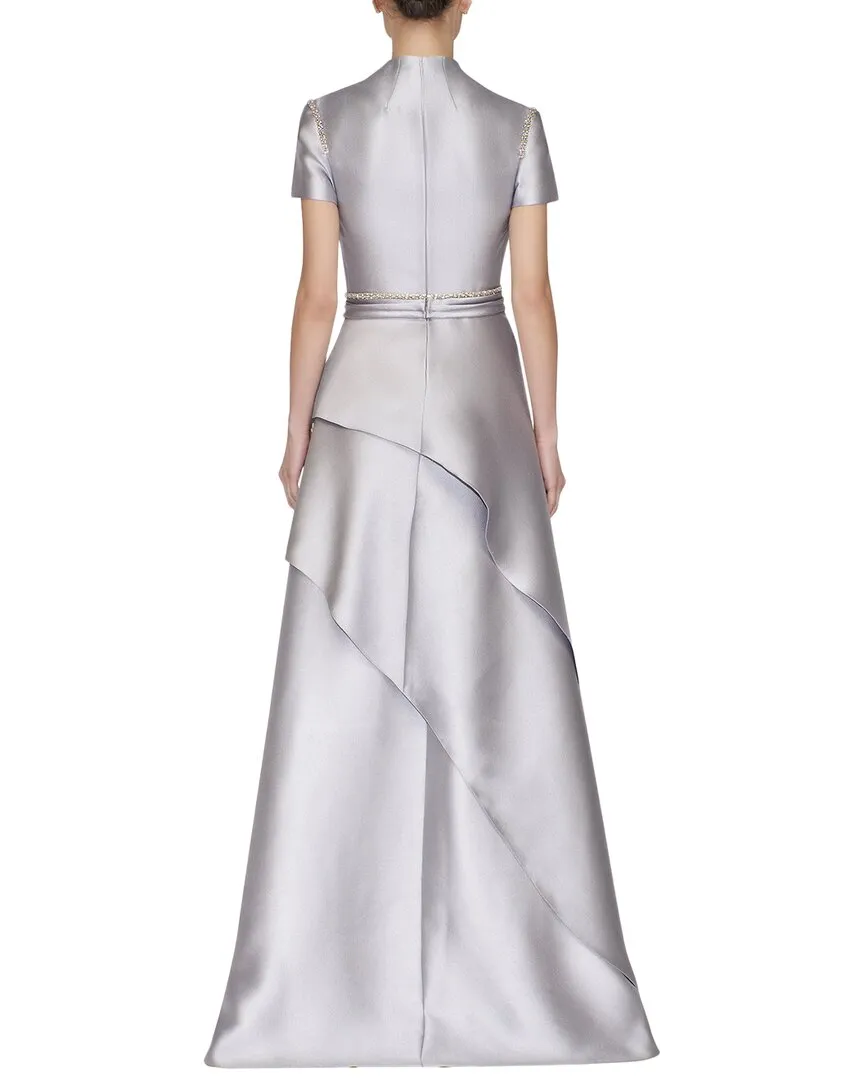 Reem Acra Kaftan à Volants