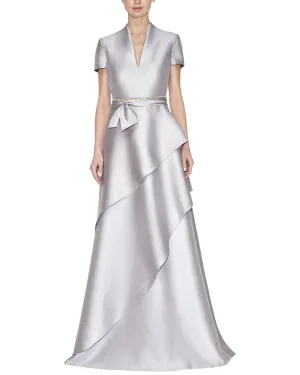 Reem Acra Kaftan à Volants