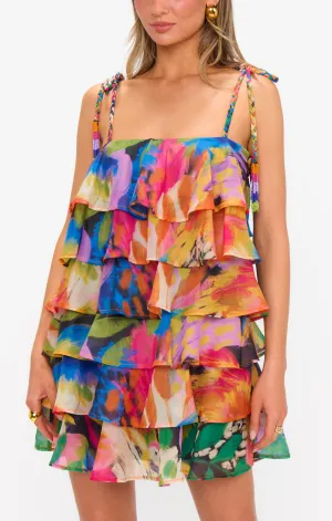 Robe à volants Rowen ~ Minuit à Rio