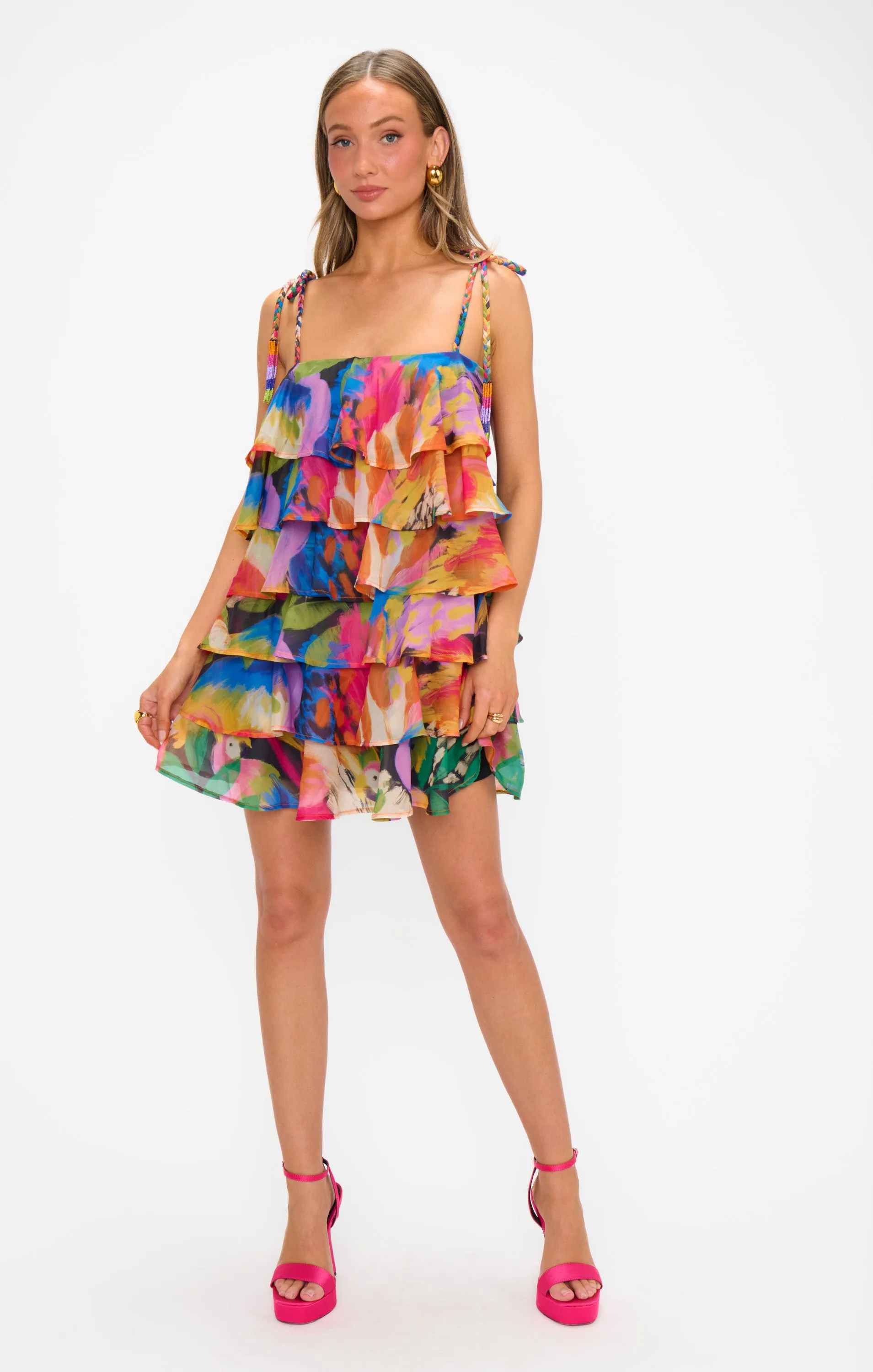 Robe à volants Rowen ~ Minuit à Rio