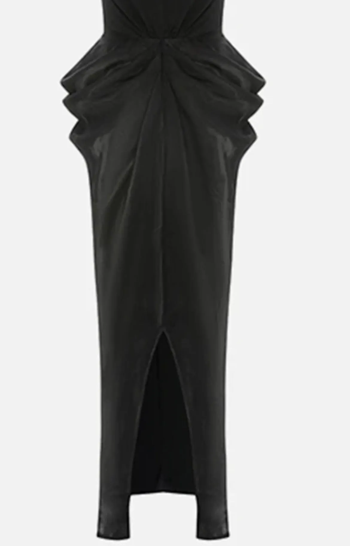 Robe longue plissée
