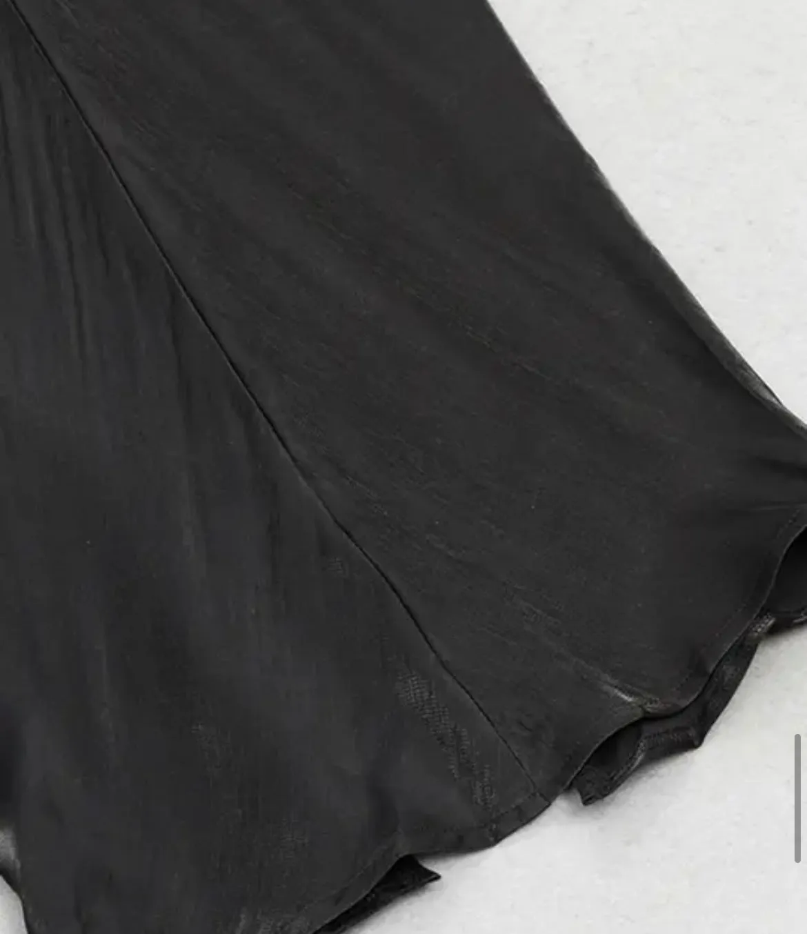 Robe longue plissée