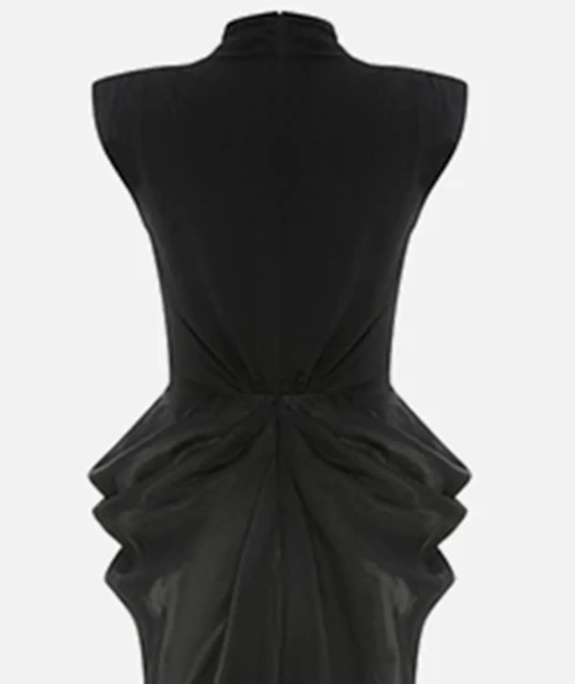 Robe longue plissée