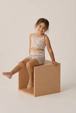 Rylee   Cru Short de vélo bébé/enfant | Fleurs sauvages