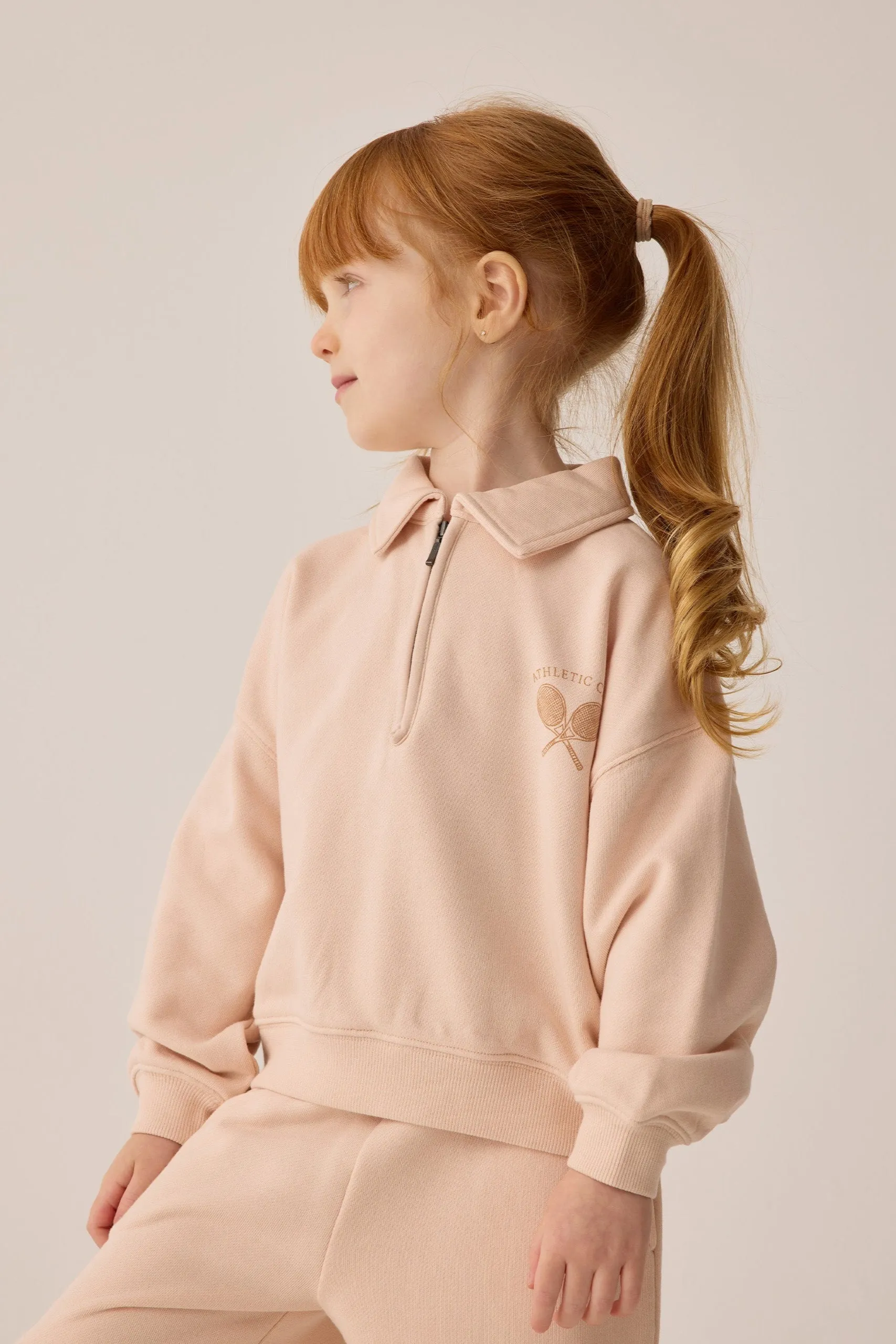 Rylee   Cru Pull à zip quart pour bébé/enfant | Coque