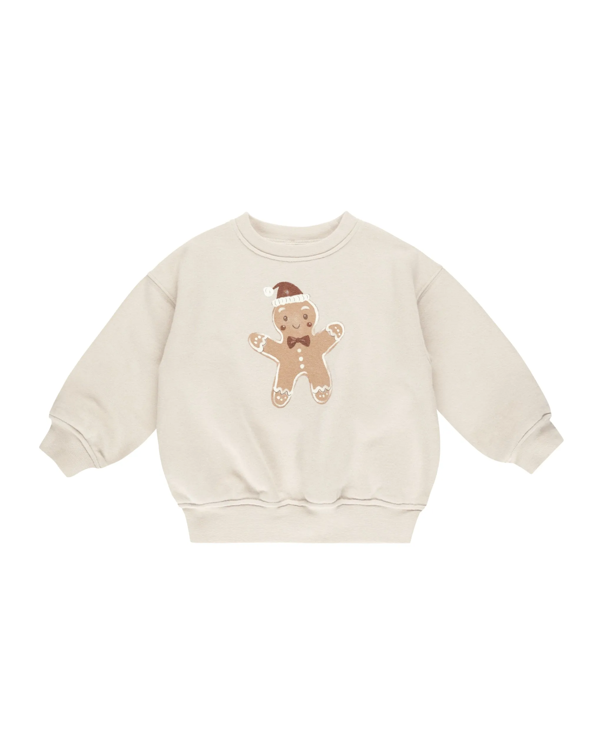 Rylee   Cru Sweat-shirt décontracté bébé/enfant | Pierre pain d'épice