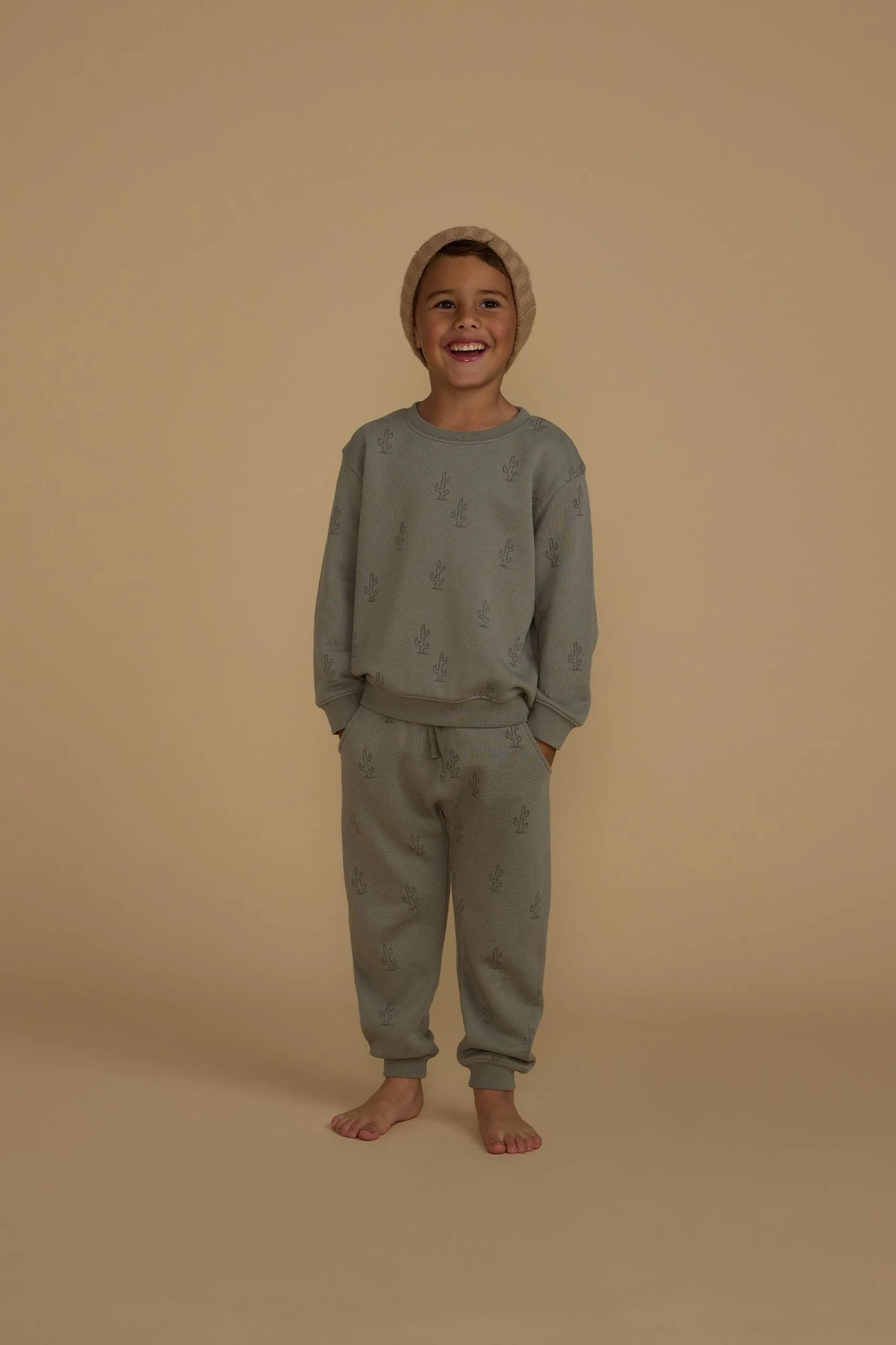 Rylee   Cru Pantalon de survêtement bébé/enfant | Cactus/Laurier